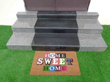 COIRGARDEN- 45×75 Cms Non-Slip Rubber Backed Printed Coir Door Mats -Home Sweet Home Mat