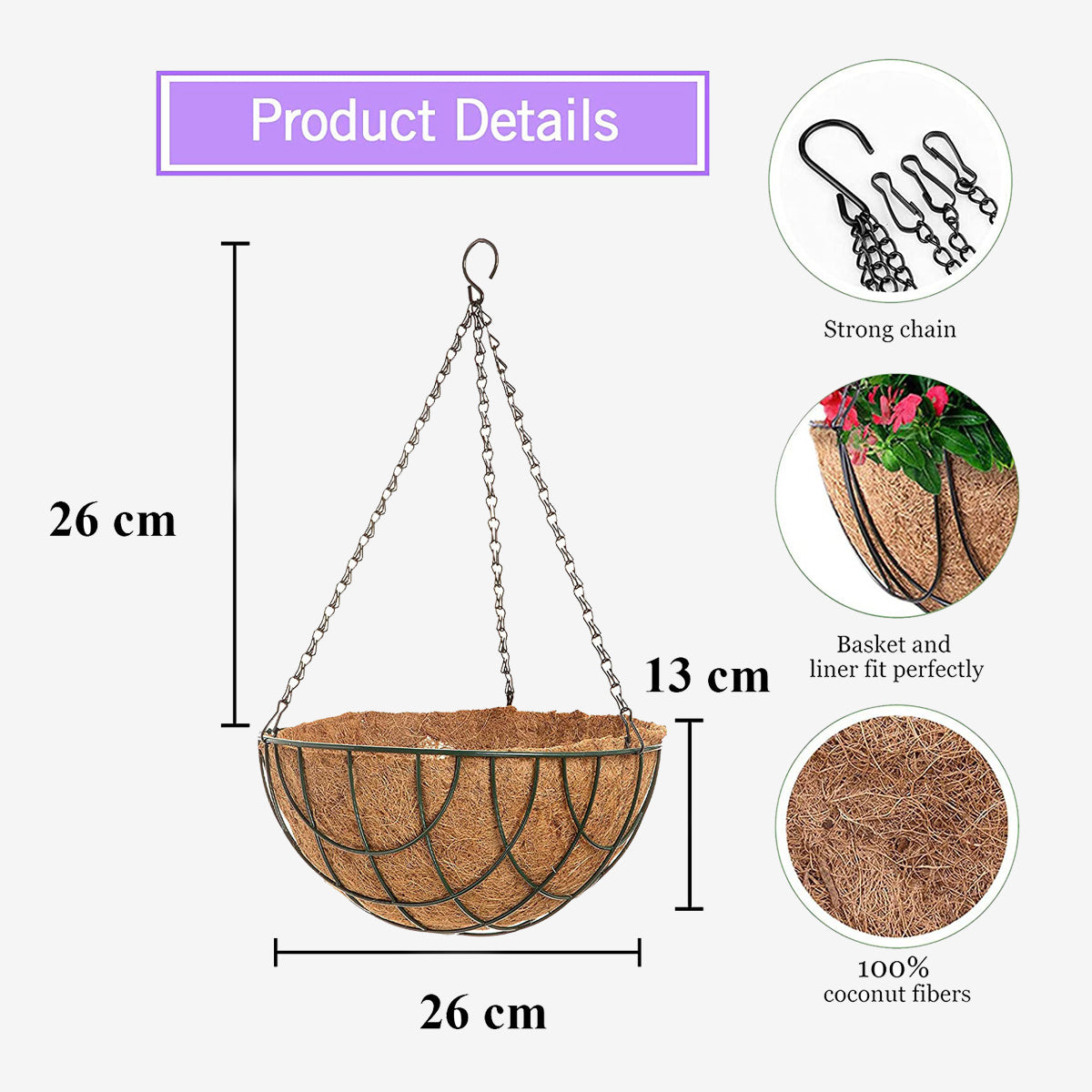 Coir Hanging Basket