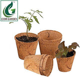 COIRGARDEN – Coir Round Planter Pots – Flower Pots 3 Inch