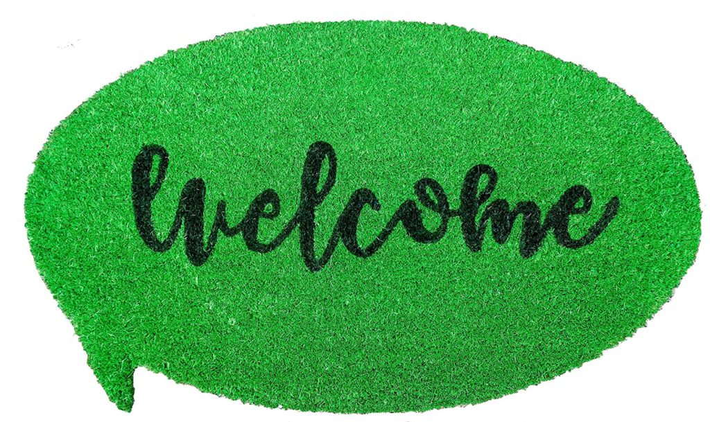 Printed Door Mat | Green Door Mat | coirgarden