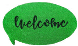 Printed Door Mat | Green Door Mat | coirgarden