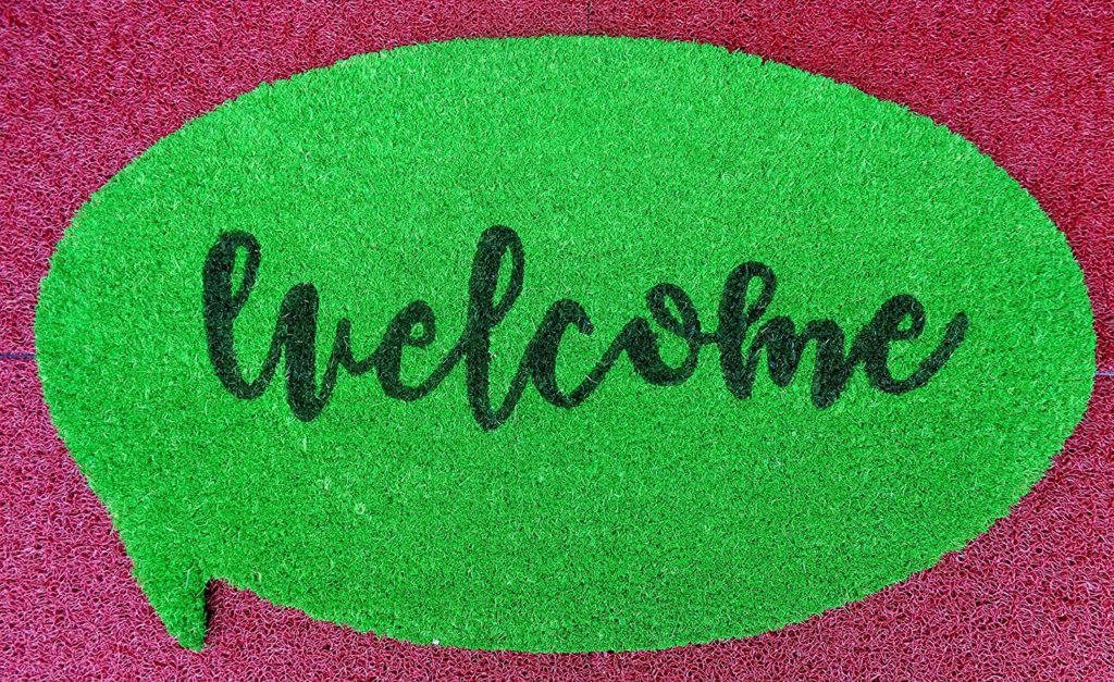 Printed Door Mat | Green Door Mat | coirgarden