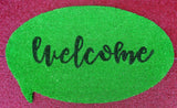 Printed Door Mat | Green Door Mat | coirgarden