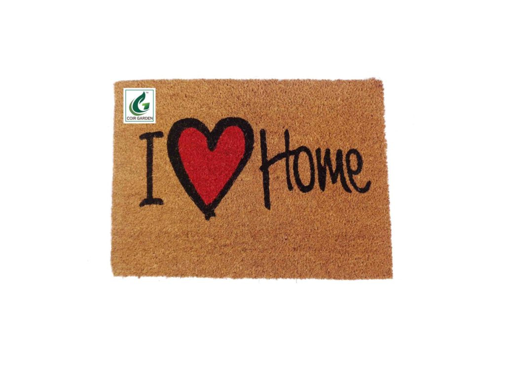 I Love Home Door Mat | Personalized Door Mats | coirgarden