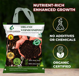 Organic Vermicompost Fertilizer Manure For Plants