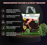 Organic Vermicompost Fertilizer Manure For Plants