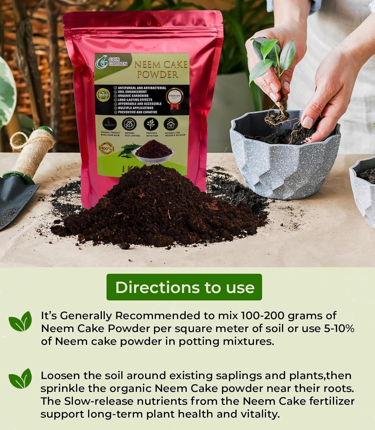 neem cake for potted plants NeemBuy Neem Cake Fertilizer Online