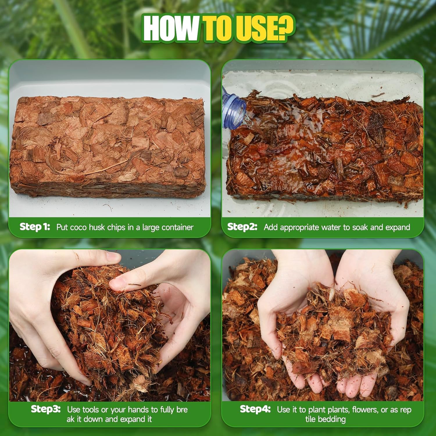 coconut husk hydroponic planting medium CoconBuy Coco Husk Chips Online