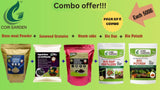 COIR GARDEN Combo of 5 (Each 500g) - Bonemeal + Seaweed Granules + Neem cake + Bio Dap + Bio Potash.