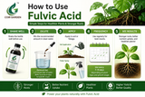 COIR GARDEN- Fulvic Acid  – Natural Plant Growth Stimulator | Enhances Nutrient Absorption & Root Development
