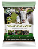 COIR GARDEN - 1 KG GOAT MANURE ORGANIC FERTILIZER FOR HOME GARDENING.