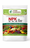 COIR GARDEN- NPK 19-19-19 FERTILIZER - Water Soluble Fertilizer – Balanced Nitrogen, Phosphorus & Potassium for Uniform Crop Growth and Higher Yield.