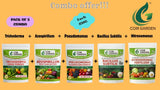 COIR GARDEN Combo of 5 (Each 250g) - Trichoderma + Azospirillum + Pseudomonas + Bacillus Subtills + Nitrosomonas.