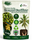 COIR GARDEN - COCONUT PLANT ORGANIC FERTILISER FOR GROWTH OF COCONUT TREES - COMBO OF MACRO AND MICRONUTRIENTS - 1 KG