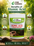 COIR GARDEN- Humic Acid Fertilizer  – Organic Soil Conditioner for Improved Plant Growth & Nutrient Absorption