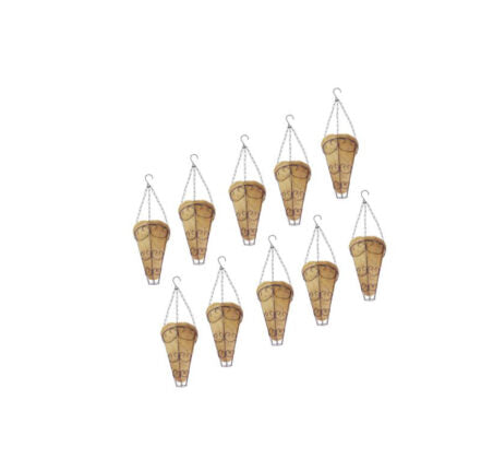 9 inch hanging planter Buy 9 Inch Coir Conical Basket for Garden Planters – Coir Garden