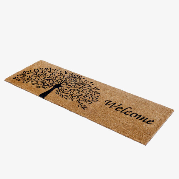 COIRGARDEN -40 X 120 CMS Non-Slip Rubber Backed Printed Coir Door Mat – Welcome Tree Door Mat
