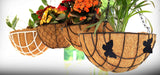 12 Inch Coir Butterfly Basket 