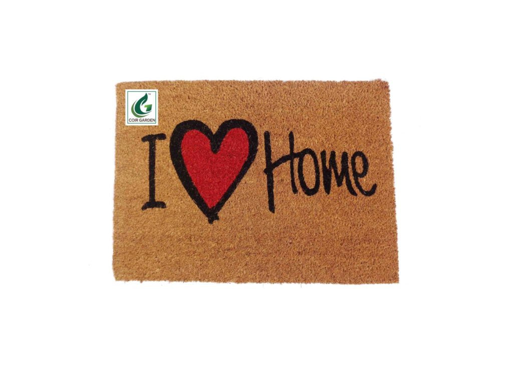 I Love Home Door Mat | Personalized Door Mats | coirgarden