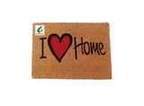 I Love Home Door Mat | Personalized Door Mats | coirgarden