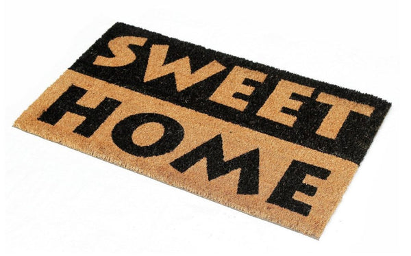 COIRGARDEN -40 X 120 CMS Non-Slip Rubber Backed Printed Coir Door Mat -Sweet Home Design Mat
